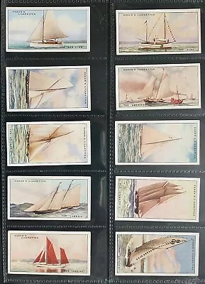 Ogdens Yachts And Motor Boats Set 50 In Excellent Condition • £36.95