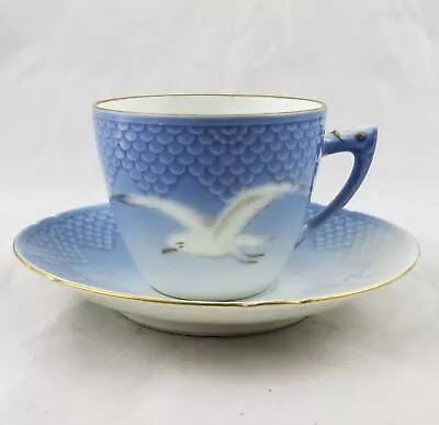 B&G Bing & Grondahl Seagull Small Cup & Saucer Denmark 1st Quality • $16.95