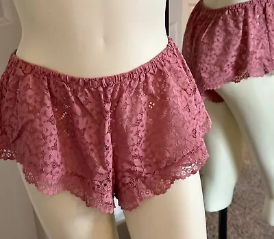 Victoria's Secret Pink Lace Tap Pants Size L • $22