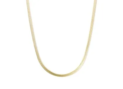 £37.99 • Buy 14k GOLD PLATED STERLING SILVER 925 ITALIAN CHAIN NECKLACE BRACELET ANKLET
