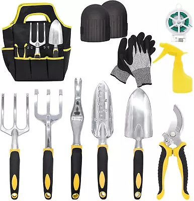 TRIXES Gardening Tools Set X11 NEW Gardening Accessories Bundle Kit Gloves Fork • £27.49