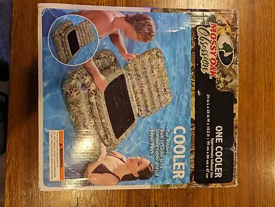 Mossy Oak Obsession Cooler Inflatable Pool Cooler With Cup Holders New 845662070 • $23.80