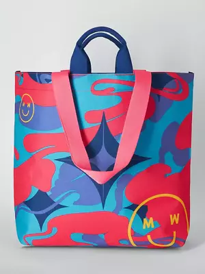 New John Lewis Waitrosе Building Happier Futures Reusable Tote Bag Blue/Pink • £18.99