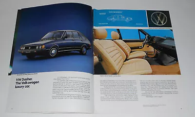 $19.95 • Buy Vintage 1981 VW Volkswagen Dasher Original Sales Brochure Catalog Station Wagon