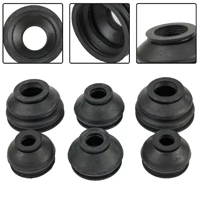 $9.79 • Buy 6x Universal HQ Rubber Tie Rod End Ball Joint Dust Boots Dust Cover Boot Gaiters
