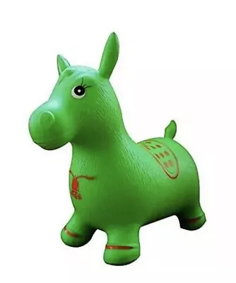 AppleRound Green Horse Hopper Pump Included (Inflatable Jumping Horse Space • $23.99