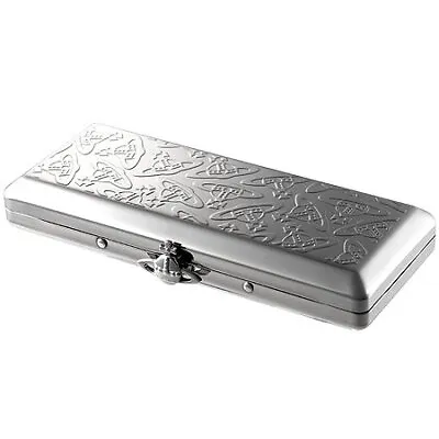 Vivienne Westwood Metal Cigarette Case Metal Slim ORB Silver New F/S • $147