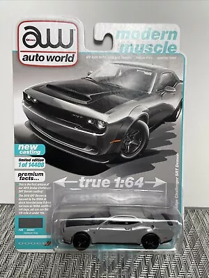 Auto World New '18 Dodge Challenger SRT Demon 1:64 Scale Diecast Car . • $9.99