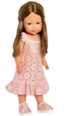 Dressy Dress Pink Mauve Lace Dress & Matching Shoes For 18  Dolls • $14.99