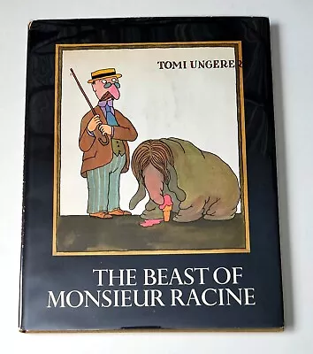 Tomi Ungerer BEAST OF MONSIEUR RACINE 1971 1st Edition HC/DJ • $53.50