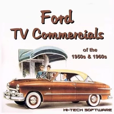 FORD TV COMMERCIALS OF THE 1950S & 1960S By Harry W. Ilaria **BRAND NEW** • $22.95