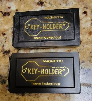 2X Vintage Magnetic Key Holder! Never Locked Out Made In Hong Kong  • $5.60