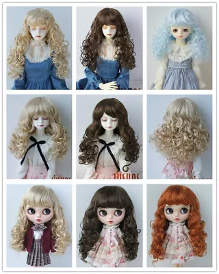 JD311 1/6 1/4 1/3 Curly BJD Wigs YOSD MSD SD Blythe Doll Hair For All Sizes Wig • $23.79