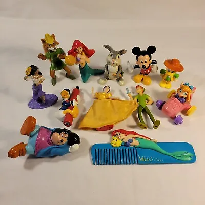 Disney Toys Lot Of 12 Many Vintage 90s 2000s Little Mermaid Donald Duck Mickey • $6.99