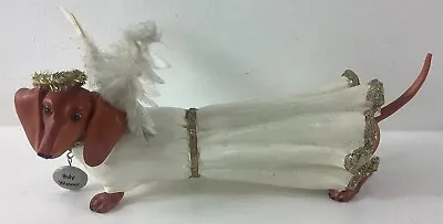 Hot Diggity Dachshund Holy Weiner Angel Weiner Figurine Westland Dog • $44.16