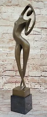 Hot Cast Original Miguel Lopez Bronze Statue Female Lady Mid Century Decor Gift • $209.50