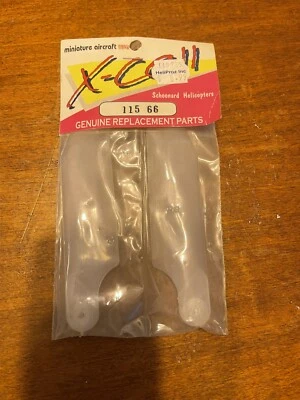 $5 • Buy Miniature Aircraft X-Cell RC Helicopter 94mm Semi-Clear Tail Rotor Blades 115-66