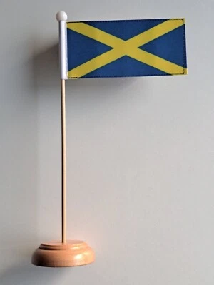 £12 • Buy Kingdom Of Mercia Wooden Table Flag - LAST FEW