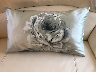 Cabbages And Roses Style Silk Cushion In Sanderson Rosa Includes Cushion Pad • £24