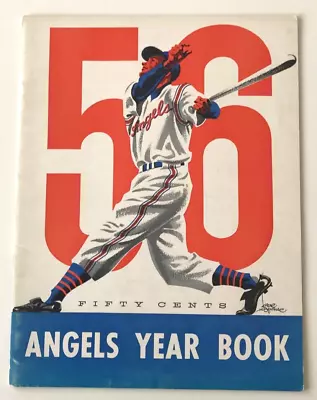 1956 Los Angeles Angels Yearbook* Pacific Coast League * Ex+ / Nm *awesome Cond. • $19.99