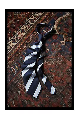 A Gorgeous Herringbone Striped Silk Tie By Sulka For 'Julius Worth Avenue' • $43.56