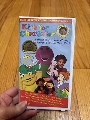 Kids For Character VHS Rare Barney Tom Selleck Lamb Chop Magic School Bus • $14.99