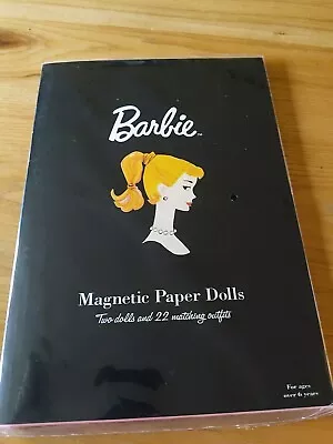 Vintage 2003 Schylling Barbie Magnetic Paper Dolls 2 Dolls & 22 Outfits NEW RARE • $28