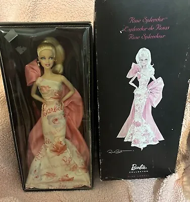 Rose Splendor Barbie Doll Avon Exclusive Pink Label 2010 Mattel T4349 • $20