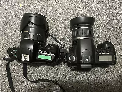 CANON EOS DIGITAL 20D EF-S 18 - 55MM LENS & NIKON F50 With NIKKOR AF 28-105mm • £250