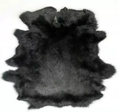 Natural Rabbit Fur Pelt Craft Grade Rabbit Pelts 10  By 14  Sewing Quality Leath • $14.11