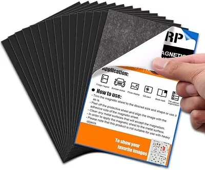 15 Pack Magnetic Sheet With Adhesive Displate Replacement Magnets Backing • $7.10