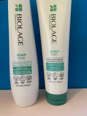 MATRIX BIOLAGE Scalp Sync Clarifying Shampoo & Scalp Sync Universal Conditioner • $39.90