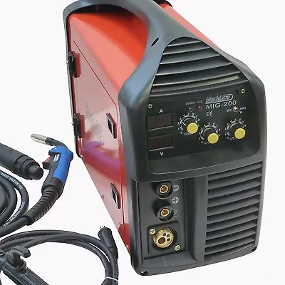 £298.38 • Buy 200 Amp MIG IGBT Welder, Gas/Gasless, Best Seller On EBay, 240v. Blackline Tools