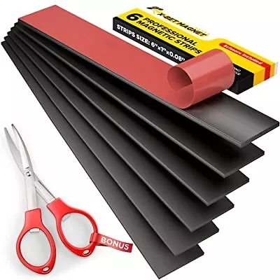 Magnetic Strips With Adhesive Backing - Magnetic Tape For Crafts - Tool And K... • $10.25