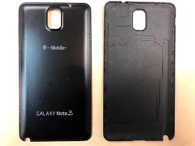 2X Battery Back Door Cover For Samsung Galaxy Note 3 Black W/ T-Mobile Logo • $7.95