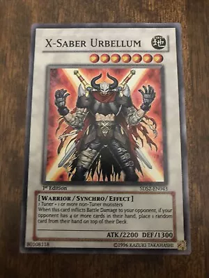 Yu-Gi-Oh! TCG X-Saber Urbellum 5D's Starter Deck 2009 5DS2-EN043 1st Edition • $1.49