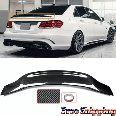 R Look Carbon Look Rear Trunk Spoiler Wing Lip For Mercedes Benz W212 2010-2016 • $92.99
