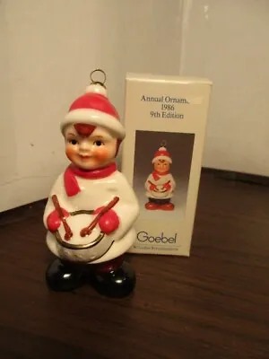 Vintage Goebel Ornament 1986 9th Edition - In Box - The Little Drummer Boy • $7.99