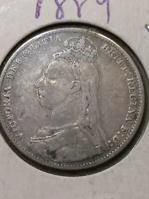 1889 VICTORIA  Half Crown  A-139 • $74.99