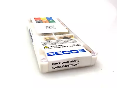 SECO XOMX 120408TR-M12 MP3000 Carbide Milling Inserts (Box Of 10) • $69.95