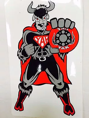 YAK Maker Of Scooter Wheels Sticker 5  X 3  • $3.55