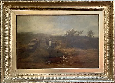 George Whitton Johnstone (British1849-1901) Antique 1876 Oil Painting Landscape • $1350