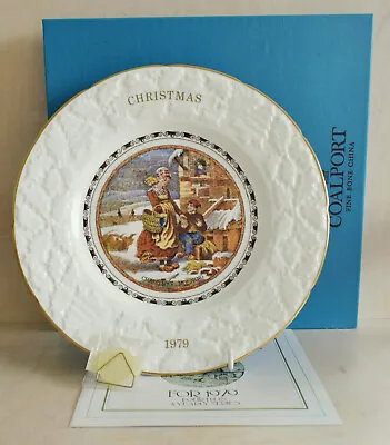 Coalport England Christmas Plate 1979 Pratt Prints Christmas Morning Boxed • £4.50