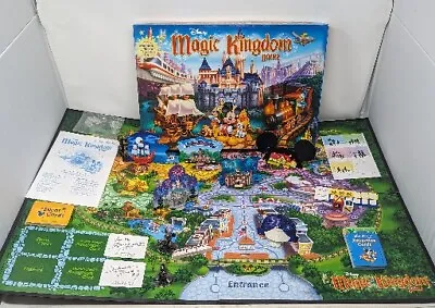 Disney Magic Kingdom Theme Park Board Game 2004 Parker Brothers 99% Complete • $29.99