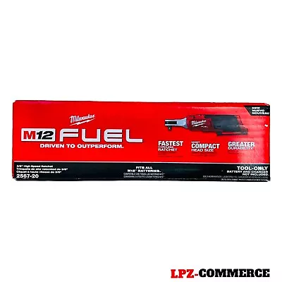 Milwaukee 2567-20 M12 FUEL 12V 3/8 In. Cordless High-Speed Ratchet (Tool Only) • $61