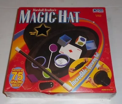 Marshall Brodien's MAGIC HAT  Secrets To 75 Tricks NEW & SEALED 2004 Cadaco • $18.95