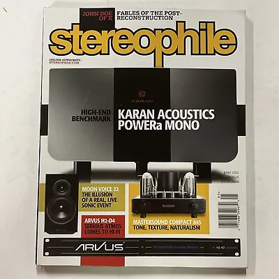 $11.99 • Buy Stereophile Magazine May 2023 Issue Karan Acoustics Powera Mono