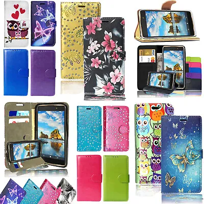 Huawei P Smart/ P30/P40 Honor 9/10Mate 20 Y6/Y7 Wallet Leather Flip Case Cover • £3.49