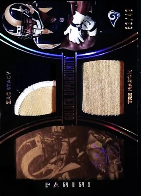 $9.99 • Buy Zac Stacy - 2014 Panini Black Gold - Golden Opportunities Jersey #GO-STL  33/49