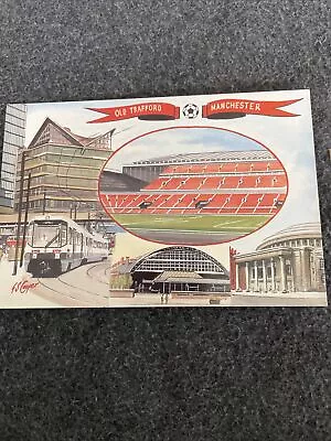 Manchester United’s Old Trafford Postcard (U) • £5